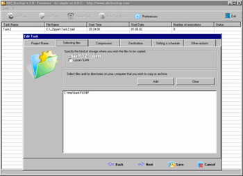 ABC Backup screenshot 3