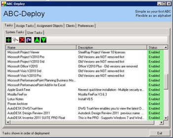 ABC-Deploy screenshot