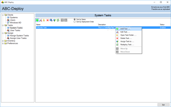 ABC-Deploy screenshot