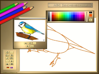 ABC Drawing School II - Birds screenshot 2