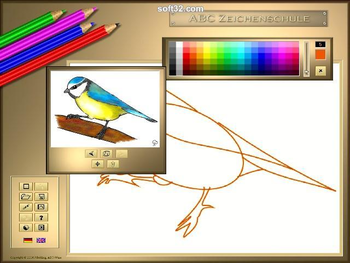 ABC Drawing School II - Birds screenshot 3