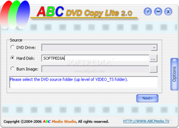 ABC DVD Copy Lite screenshot