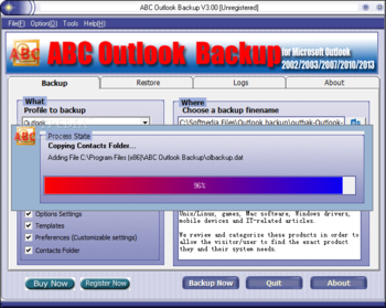 ABC Outlook Backup screenshot 7