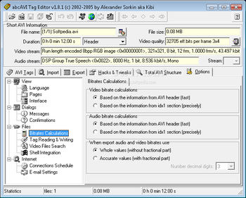 abcAVI Tag Editor screenshot 5