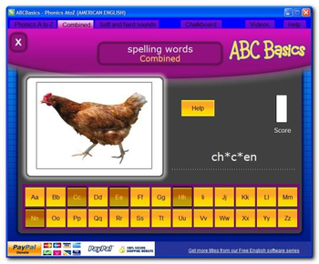 ABCBasics1 Phonics AtoZ screenshot