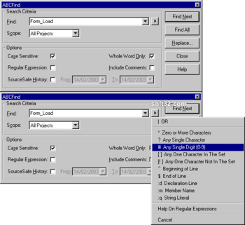 ABCFind screenshot