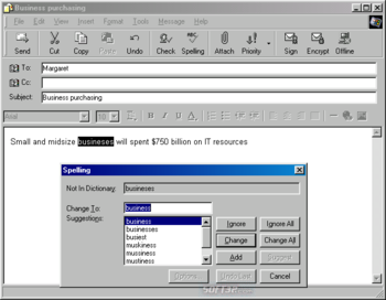 ABCSpell for Outlook Express screenshot 2