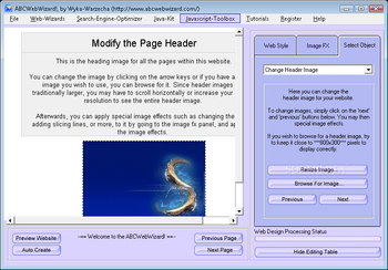 ABCWebWizard Website Designer screenshot 3