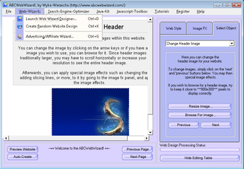 ABCWebWizard Website Designer screenshot 4