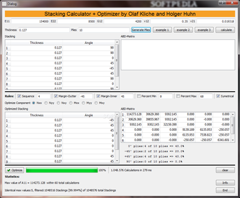 ABD Matrix Calculator screenshot