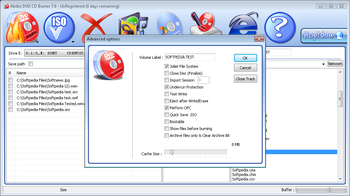 Abdio DVD CD Burner screenshot 3
