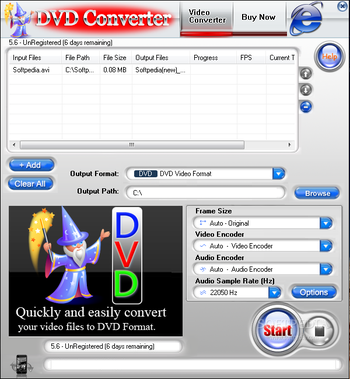 Abdio DVD Converter screenshot