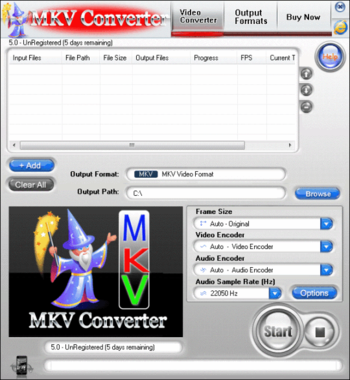 Abdio MKV Converter screenshot