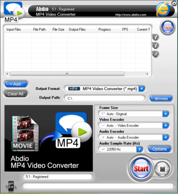 Abdio MP4 Video Converter screenshot 2