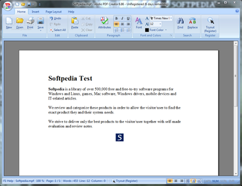 Abdio PDF Creator screenshot