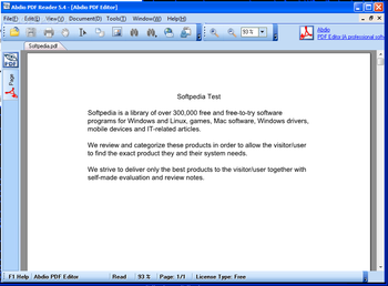 Abdio PDF Reader screenshot