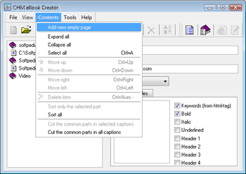 Abee Chm eBook Creator screenshot 2