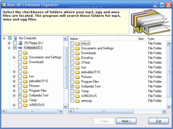Abee MP3 Database Organizer screenshot 2