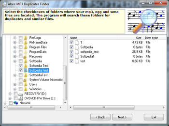 Abee MP3 Duplicates Finder screenshot