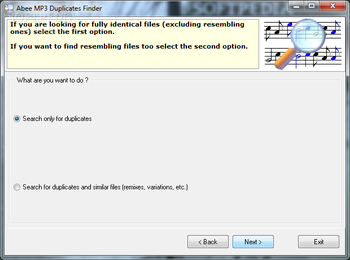 Abee MP3 Duplicates Finder screenshot 2