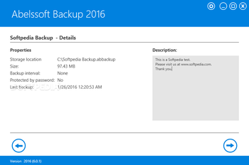 Abelssoft Backup screenshot 9