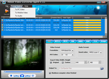 ABest Video Converter Spirit screenshot