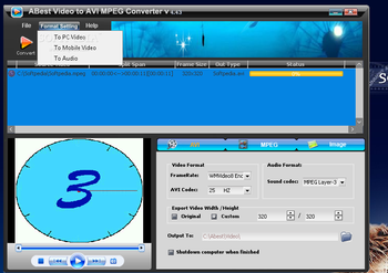 ABest Video to AVI MPEG Converter screenshot 2