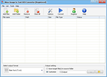 Abex Image to Text OCR Converter screenshot