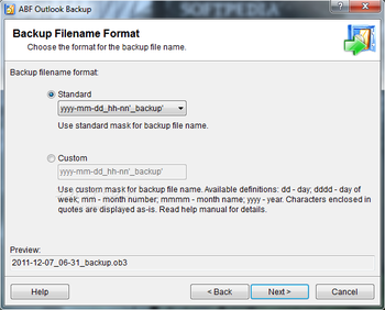ABF Outlook Backup screenshot 5
