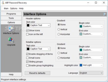 ABF Password Recovery screenshot 3