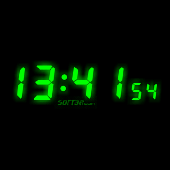 ABF Software Clock Screen Saver screenshot 2