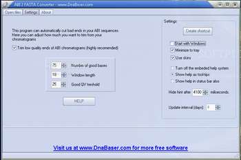 ABI 2 FASTA Converter screenshot 2