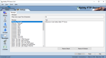 Ability FTP Server screenshot 10