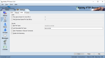 Ability FTP Server screenshot 8
