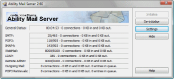 Ability Mail Server screenshot 2