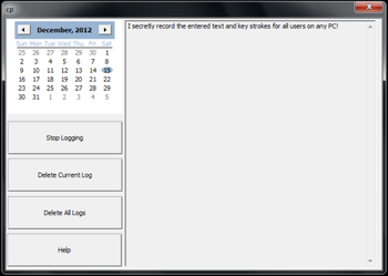 Able KeyLogger screenshot