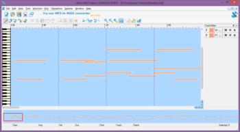 Able MIDI Editor screenshot