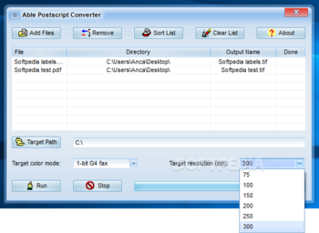 Able PostScript Converter screenshot 3