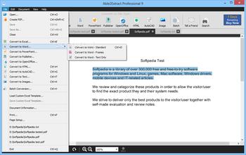 Able2Extract Professional screenshot 2