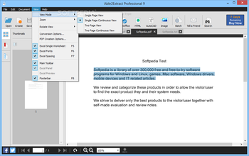 Able2Extract Professional screenshot 5