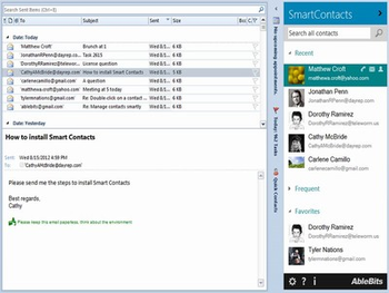 Ablebits.com Smart Contacts for Outlook screenshot