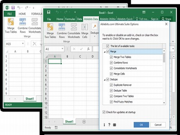 Ablebits.com Ultimate Suite for Excel screenshot