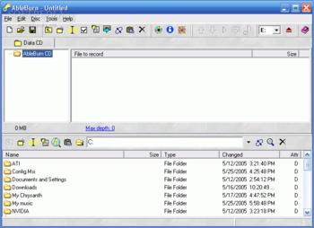 AbleBurn screenshot