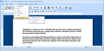 AbleWord screenshot 2