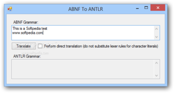 ABNF To ANTLR screenshot