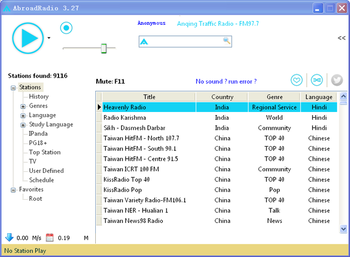 AbroadRadio screenshot
