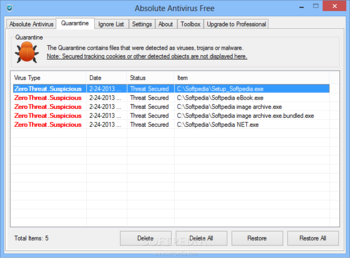 Absolute Antivirus screenshot 4