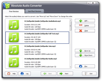 Absolute Audio Converter screenshot