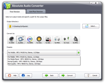 Absolute Audio Converter screenshot 2