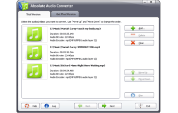 Absolute Audio Converter screenshot